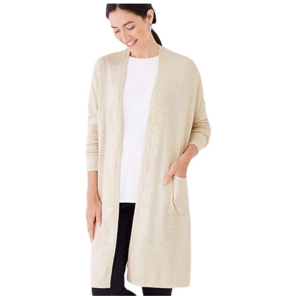 New J.Jill Knitwear cardigan, reversible size medium great condition